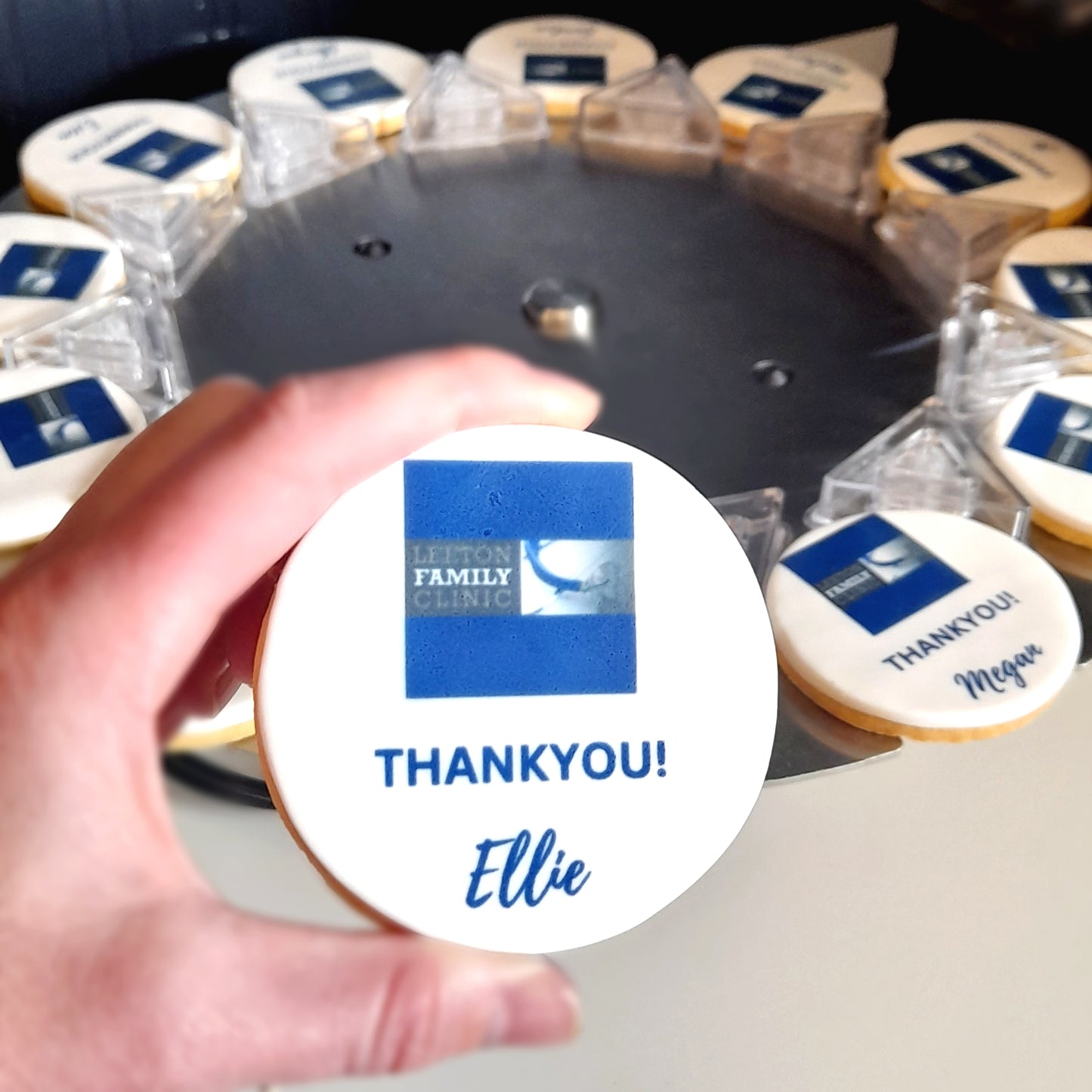 Corporate Logo Cookie