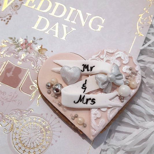 Decorated Wedding Cookie Style 2