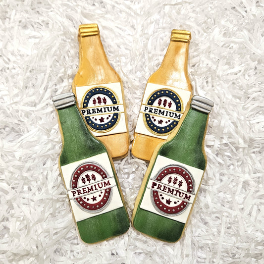 Premium Beer Bottle Cookies