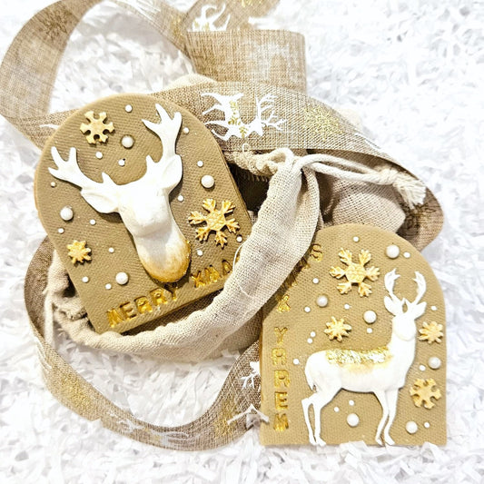 Prancer and Dancer Reindeer Cookies