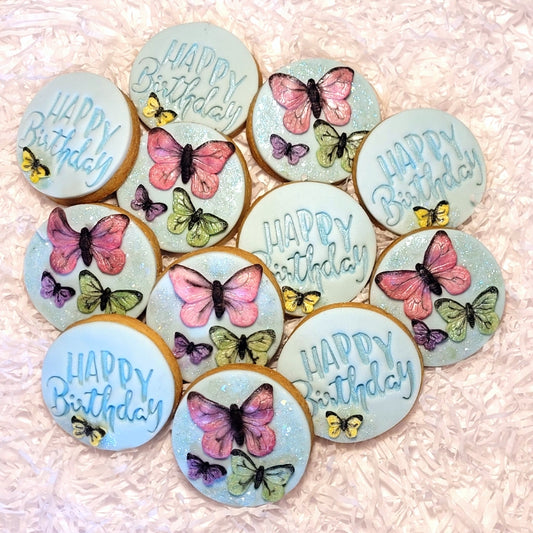 Birthday Butterfly Cookies